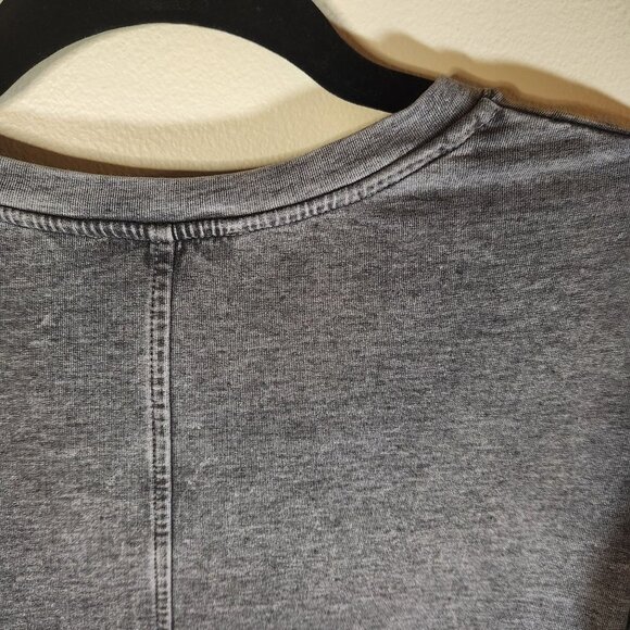 JANE AND DELANCEY Anthropologie Knit Sweatshirt Dress XS Rouching on Sleeves - Picture 6 of 12